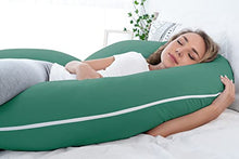 Load image into Gallery viewer, INSEN Pregnancy Pillow, C Shape Full Body Pillow and Maternity Support ( Organic Cotton Cover)- Support for Back, Hips, Legs, Belly for Pregnant Women