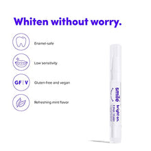 Load image into Gallery viewer, SmileDirectClub Teeth Whitening Kit with LED Light – 4 Pack Gel Pens – Professional Strength Hydrogen Peroxide - Pain Free and Enamel Safe - Up to 9 Shades Whiter in 1 Week
