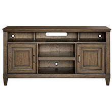 Load image into Gallery viewer, Origins by Alpine Newport 54" Wood TV Console in Planked Oak
