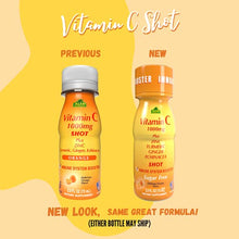 Load image into Gallery viewer, VITAMIN C Shot 1000MG - Immunity booster with Zinc, Turmeric, Ginger, & Echinacea - protect your Immunity - fight the common cold - Orange Flavor - 2.5 FL OZ per Bottle - 20 Pack