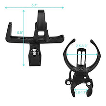 Load image into Gallery viewer, EAONE 2 Pack Bike Water Bottle Holder No Screws with 1 Pack Silicone Bike Phone Mount, 360 Degree Rotating, Bike Accessories Bike Cup Holder and Bike Phone Holder (Black)