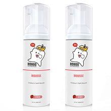 Load image into Gallery viewer, NOHOO Kids Foam Toothpaste with Fruit Flavor,Fluoride Free Natural Formul, Foam Toothpaste for Electric Toothbrush,Suitable for Toddler's Oral Cleaning and Cavity Prevention