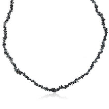 Load image into Gallery viewer, Gem Stone King 32 Inch Black Obsidian Chip Necklace 260.00 Carat