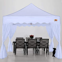 Load image into Gallery viewer, ABCCANOPY Patio Pop Up Canopy Tent with Curtain 10x10 Event-Series (White)
