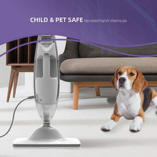 Load image into Gallery viewer, LIGHT 'N' EASY Multi-Functional steam mop Steamer for Cleaning Hardwood Floor Cleaner for Tile Grout Laminate Ceramic, 7688ANW, White