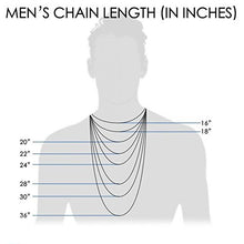 Load image into Gallery viewer, 14K Yellow Gold 2.0mm Cuban/Curb Link Chain Necklace- Made in Italy-16-30 (White, 24)