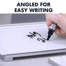 Load image into Gallery viewer, Quartet Glass Desktop Computer Pad, 18" x 6", Whiteboard, Dry Erase Surface, White Surface (GDP186)