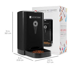 Load image into Gallery viewer, Best Choice Products 4.5L Smart Automatic Pet Feeder w/HD Camera, Smartphone App, Portion Control, 2-Way Audio - Black