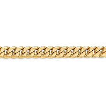 Load image into Gallery viewer, 14k Yellow Gold 7.3mm Miami Cuban Bracelet Chain 7 Inch Curb Fine Jewelry For Women Gifts For Her