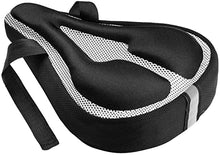 Load image into Gallery viewer, Roam: Gel Bike Seat Cushion Cover for Comfort (fits Seats up to 11x8 in) and Universal Motorcycle and Bike Phone Holder (fits Phones up to 3.5 inches) - Premium Bicycle Accessories Bundle