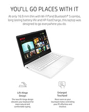 Load image into Gallery viewer, HP 14 Laptop, Qualcomm Snapdragon 7c Processor, 8 GB RAM, 128 GB eMMC, 14-inch Full HD Touchscreen, Windows 11 Home, Thin & Portable, Long Battery Life, Wi-Fi 5 & Bluetooth 5 Combo (14-ed0010nr, 2021)
