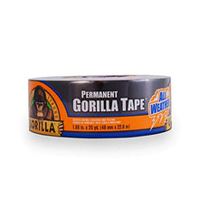 Load image into Gallery viewer, Gorilla All Weather Outdoor Waterproof Duct Tape, UV and Temperature Resistant, 1.88" x 25 yd, Black, (Pack of 1)