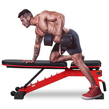 Load image into Gallery viewer, DERACY Ajustable Weight Bench for Full Body Workout, Incline and Decline Weight Bench for Indoor Workout, Home Gym