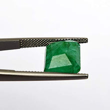 Load image into Gallery viewer, Faceted Green Emerald Loose Gemstone - 6.15 Carat EGL Certified Green Emerald Gemstone for Jewelry AO-100