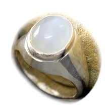 Load image into Gallery viewer, Choose Your Color Natural Gemstone Chakra Healing Ring Sterling Silver 5 Carat Handmade for Men Size 5-13
