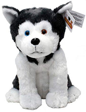Load image into Gallery viewer, Shelter Pets: Oakland The Dog - 10" Siberian Husky Malamute Plush Toy Stuffed Animals - Based on Real-Life Adopted Pets - Benefiting The Animal Shelters They were Adopted from