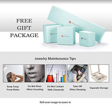 Load image into Gallery viewer, Aurora Tears Mystic Topaz Rainbow Necklace Women 925 Sterling Silver Three Stone Crystal Pendant Girls Gift Wedding/Anniversary Present DP0178M