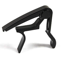 Load image into Gallery viewer, Guitar Capo,Acoustic Guitar, Electric Guitar Capo- Banjo and,for Acoustic,Ukulele, Mandolin, Bass, Picks Black Single Handed Capo
