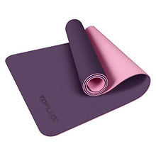 Load image into Gallery viewer, TOPLUS Yoga Mat - Upgraded Yoga Mat Eco Friendly Non-Slip Exercise & Fitness Mat with Carrying Strap, Workout Mat for All Type of Yoga, Pilates(1/4 inch-1/8 inch)