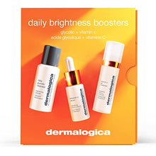 Load image into Gallery viewer, Dermalogica Daily Brightness Boosters Facial Skin Care Kit - Contains BioLumin-C Serum (0.3 oz), BioLumin-C Gel Moisturizer (0.5 oz), and Daily Glycolic Cleanser (1 oz)