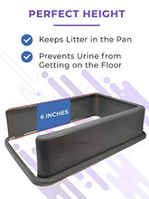 Load image into Gallery viewer, iPrimio Enclosed Sides Stainless Steel Cat XL Litter Box Keep Litter in The Pan - Never Absorbs Odor, Stains, or Rusts - No Residue Build Up - Easy Cleaning Litterbox Designed by Cat Owners