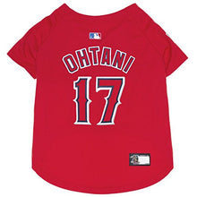 Load image into Gallery viewer, MLBPA Dog Jersey - SHOHEI OHTANI #17 Pet Jersey - MLB Los Angeles Angels Mesh Jersey, Small