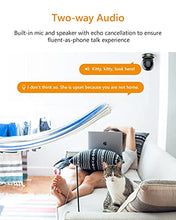 Load image into Gallery viewer, Home Security Camera 4MP Indoor Camera Pan/Tilt, Plug-in WiFi Camera (2.4G ONLY) Baby Monitor Dog Camera with Spotlight & Siren, Night Vision, 2-Way Audio, Human & Sound Detection, Motion Tracking