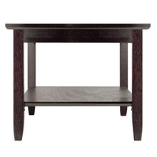 Load image into Gallery viewer, Winsome Genoa Rectangular Coffee Table with Glass Top And Shelf