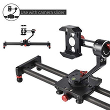 Load image into Gallery viewer, Zecti Tripod Head for Cell Phone CNC Aluminum Alloy 360 Degree Smooth Rotation All-Dimensional Angle Adjusting Video Head for Tripod Monopod Sliders