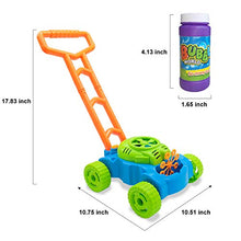 Load image into Gallery viewer, Lydaz Bubble Mower for Toddlers, Kids Bubble Blower Machine Lawn Games, Outdoor Push Toys, Valentines Day Gifts Birthday Toys Gifts for Preschool Baby Boys Girls
