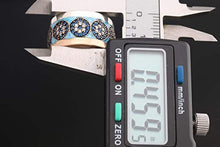 Load image into Gallery viewer, Nazar ! Turkish Handmade Blue Turquoise Color Enamel Evil Eye Sapphire Topaz Sterling Silver Ring All Sizes Available