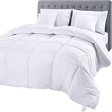 Load image into Gallery viewer, Utopia Bedding Comforter Duvet Insert - Quilted Comforter with Corner Tabs - Box Stitched Down Alternative Comforter (Twin, White)