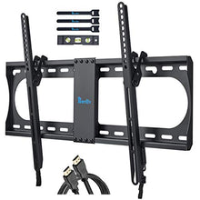 Load image into Gallery viewer, RENTLIV Tilting TV Wall Mount Bracket for Most 37-70 Inches TV, TV Mount with MAX VESA 600x400mm, Loading Capacity up to 132 LBS, fits for 16" 18" 24" Wood Studs, Low Profile and Space Saving