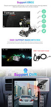 Load image into Gallery viewer, Android 9.0 Double Din GPS Navigation Car Stereo, 9.7'' Vertical Touch Screen 2.5D Tempered Glass Mirror Bluetooth Car Radio with Backup Camera