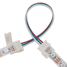 Load image into Gallery viewer, BTF-LIGHTING 10PCS 3Pin 10mm Wide Dual End with 15cm Long Cable LED Strip Solderless DIY Connector Adapter Conductor for WS2811 WS2812B SK6812 LED Flexible Strip Light