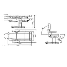 Load image into Gallery viewer, Facial Beauty Bed Medical Aesthetic Tattoo Procedure Bed With Electrical Adjustments - Ink-White