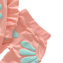Load image into Gallery viewer, Toddler Baby Girls Sunflower Clothes Set Long Sleeve Top and Pants 2pcs Outfits Fall Clothes (Age(2T), Pink)