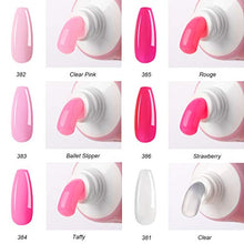 Load image into Gallery viewer, Makartt Poly Nail Gel Kit Pink Gel Nail Kit Nail Extension Kit Hard Gel for Nails with Mini Nail Lamp and Slip Solution Halloween Beauty Gift Sets Gel Nail Builder Christmas Pink Bling Clear White Jelly Pink Poly Extension Gel Nail File All-in-one French