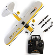 Load image into Gallery viewer, Top Race RC Plane 4 Channel Remote Control Airplane Ready to Fly RC Planes for Adults, Stunt Flying Upside Down, Easy & Ready to Fly, Great Gift Toy for Adults or Advanced Kids TR-C385