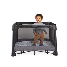Load image into Gallery viewer, 4moms breeze Playard Sheets, For Baby Bassinets and Furniture, Waterproof, Machine Washable, Soft, Plush Fabric, Silver/White