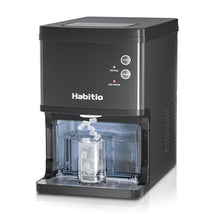 Load image into Gallery viewer, Habitio Nugget Ice Maker, Self-Dispensing Countertop Ice Maker, Pebble Ice Machine with 3L Detachable Water Tank, 33lbs Chewable Ice Cubes /24H, Electric Pellet Ice Maker with Self-Cleaning Function