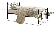 Load image into Gallery viewer, Homelegance Averny Metal Platform Bed, Twin, Black