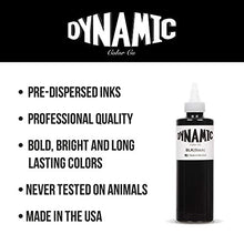 Load image into Gallery viewer, Dynamic Black Tattoo Ink Bottle 8oz