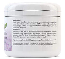 Load image into Gallery viewer, Nutra Health Face, Skin and Joint, Pain Relief MSM Cream - Vegan Based Non-GMO Face Moisturizer - Enriched with Revitalizing Minerals