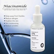 Load image into Gallery viewer, Alatimi Niacinamide Facial Serum, 5% Vitamin B3 Pure Hyaluronic Acid Removes Acne Spots Moisturizes for Facial Neck Chest (Niacinamide Facial Serum)