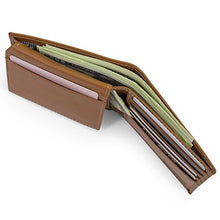 Load image into Gallery viewer, Timberland Men's Leather Wallet with Attached Flip Pocket, Tan (Cloudy), One Size