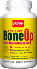 Load image into Gallery viewer, Jarrow Formulas BoneUp Three Per Day - 90 Capsules - Micronutrient Formula for Bone Health - Includes Natural Sources of Vitamin D3, Vitamin K2 (as MK-7) & Calcium - 30 Servings