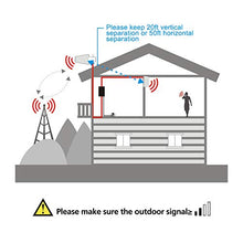 Load image into Gallery viewer, HiBoost Cell Phone Signal Booster for Home -Boost 4G LTE Data for Verizon AT&T and T-Mobile Band 12(17)/13/5 Cellular Repeater kit with High Gain Antennas & App Control