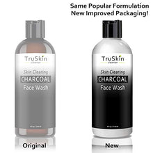Load image into Gallery viewer, TruSkin Charcoal Face Wash, Anti Aging Facial Cleanser with Activated Coconut Charcoal, Reishi and Astragalus Root for Men and Women, 4 fl oz