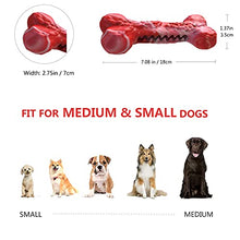 Load image into Gallery viewer, Dog Chew Toys for Aggressive Chewers, Durable Rubber Dog Bones Chew Toys, Interactive Tough Dog Toys for Large Medium Small Dog, Indestructible Dog Toy for Cleaning Teeth and Training (Medium)
